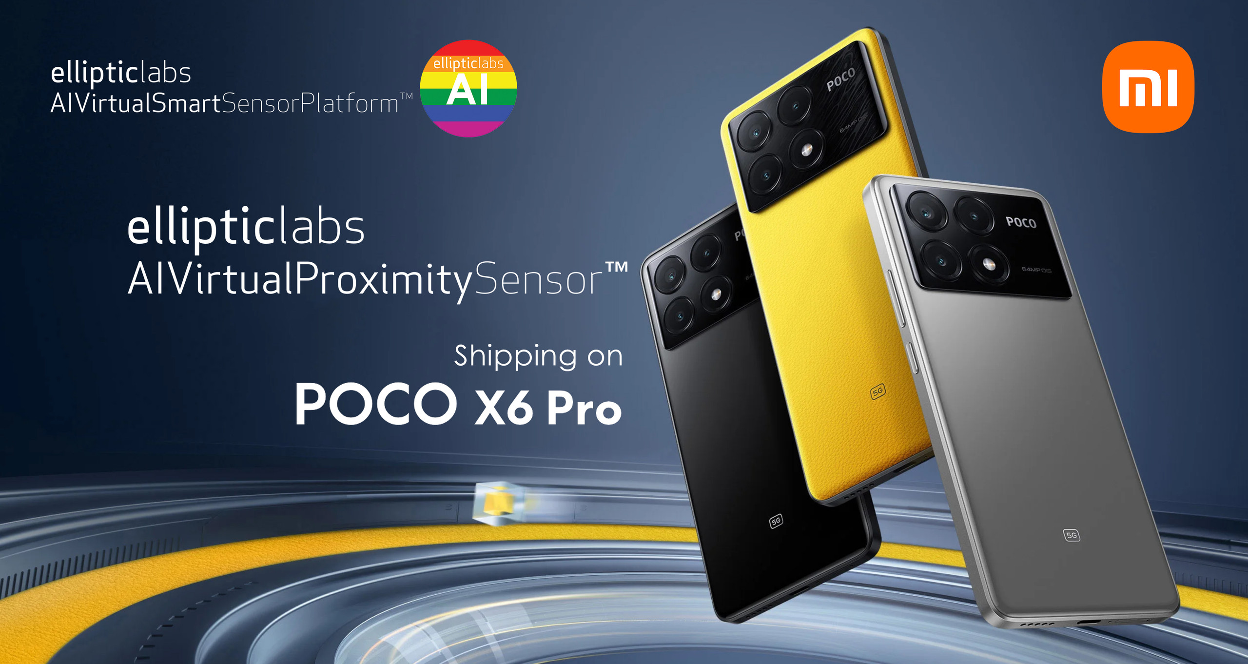 小米POCO X6 Pro搭载Elliptic Labs虚拟传感器