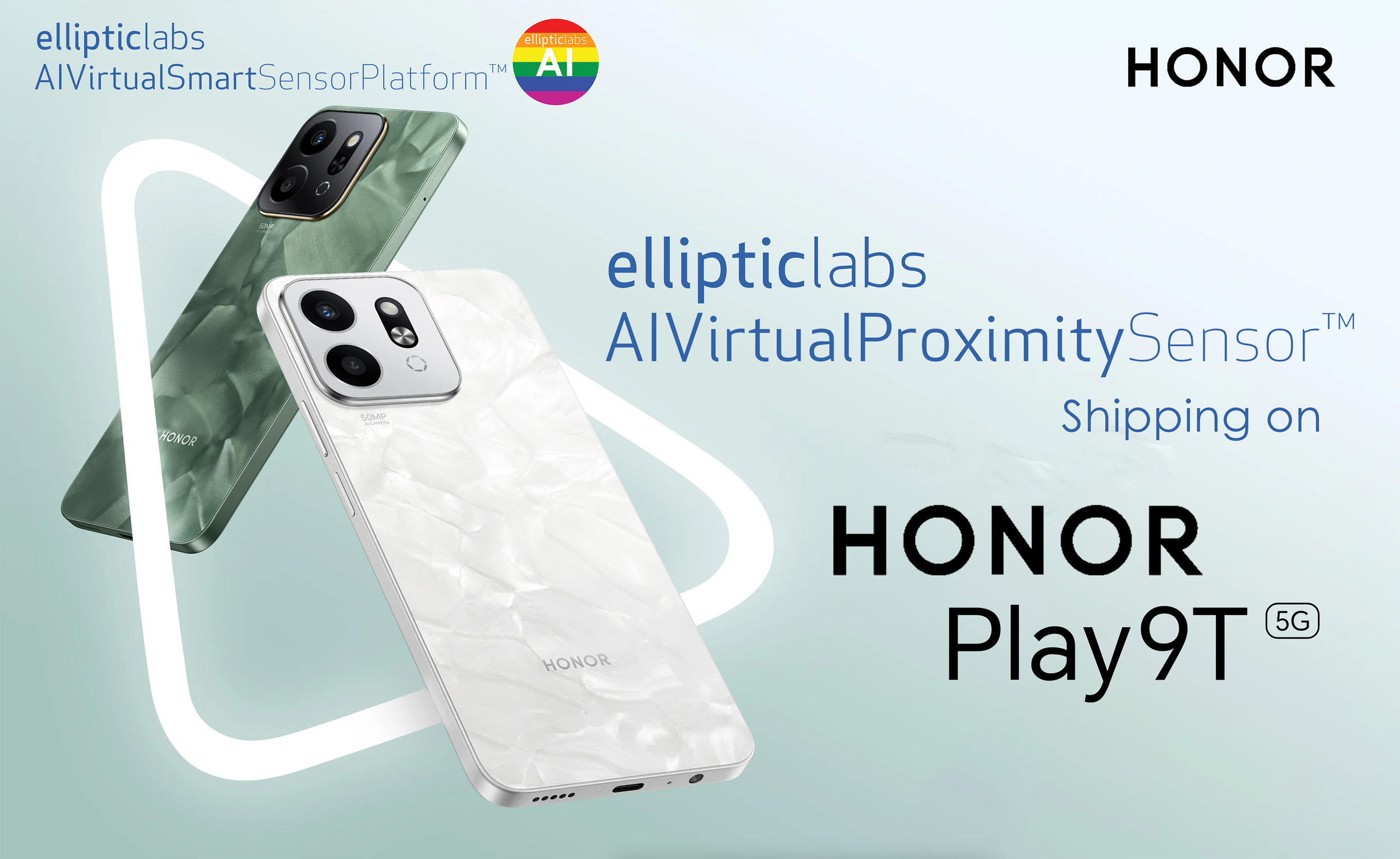 Elliptic Labs Shipping on HONOR Play 9T Smartphone