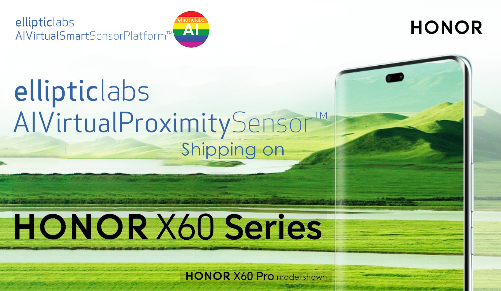 Elliptic Labs Shipping on HONOR X60 Series