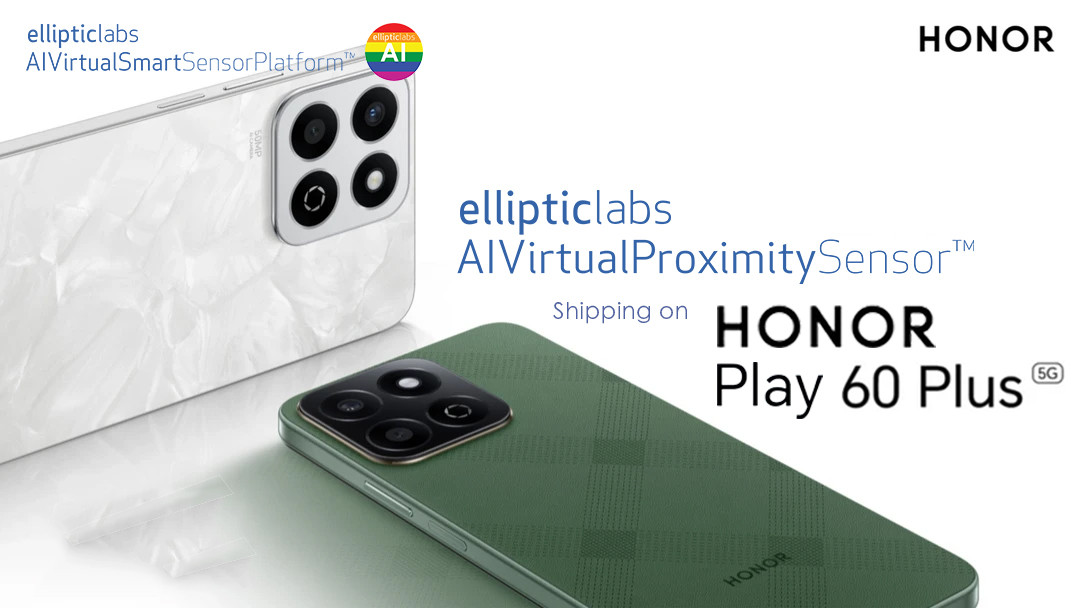 Elliptic Labs Shipping on HONOR Play 60 Plus Smartphone