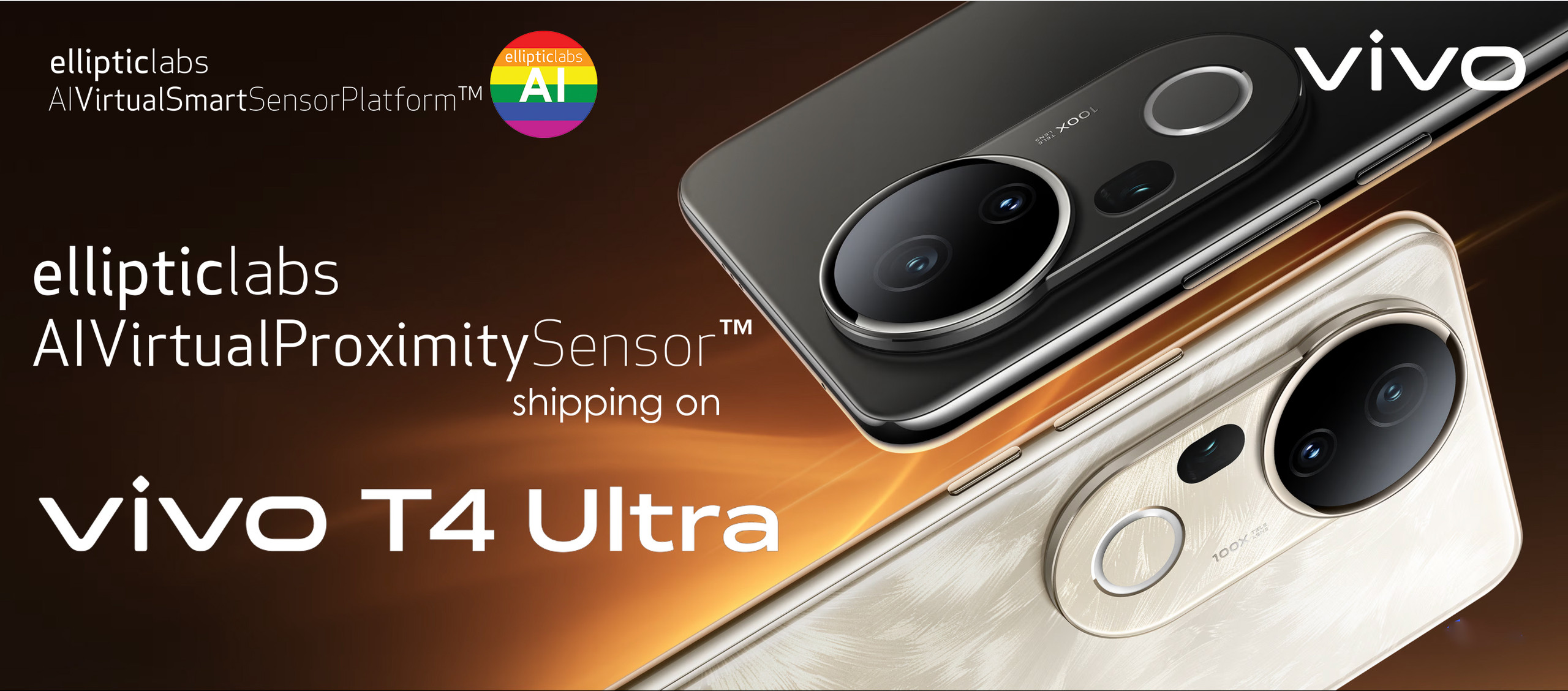 Elliptic Labs Launches vivo T4 Ultra Smartphone