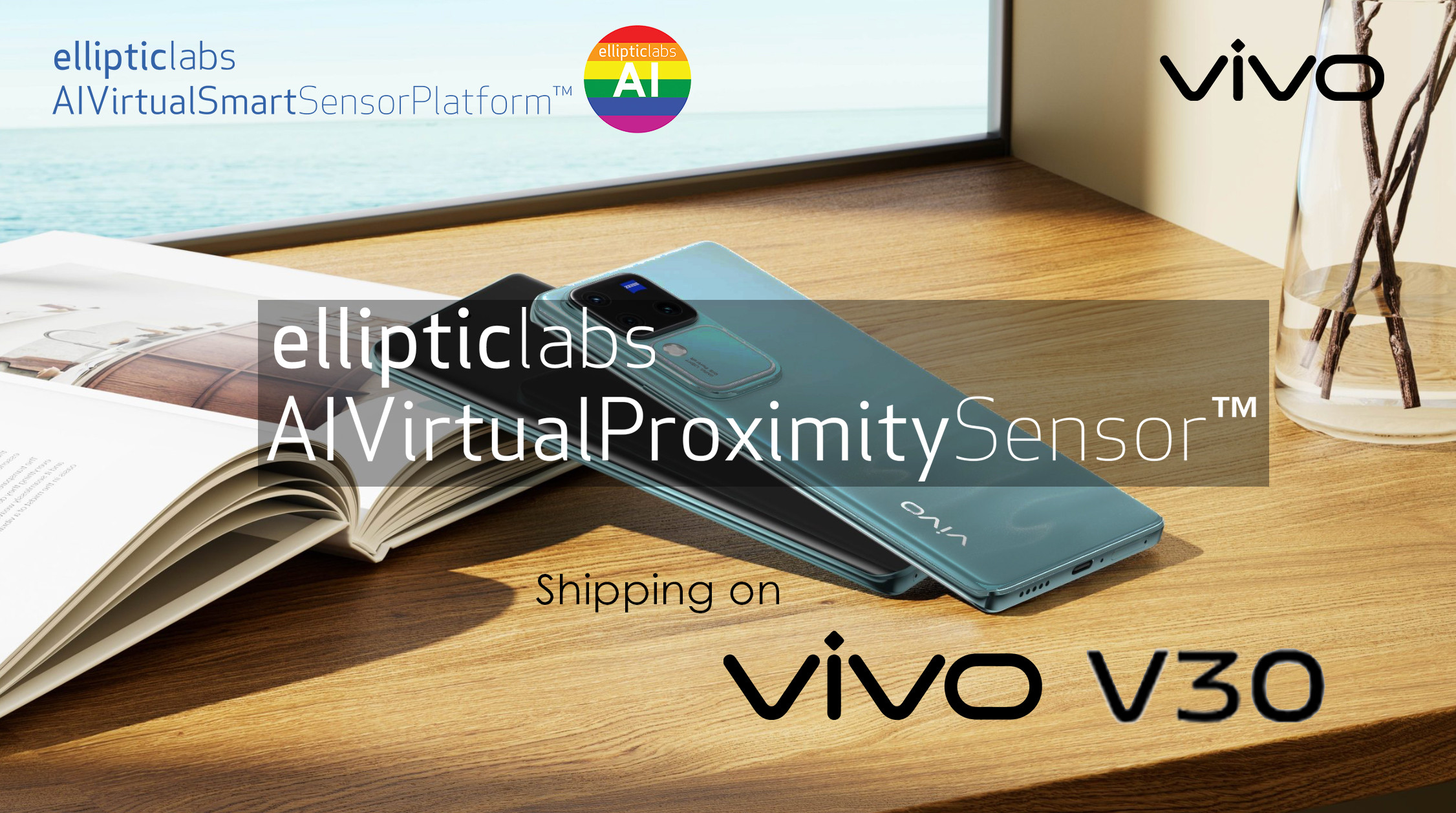 Elliptic Labs Shipping on vivo V30 Smartphone