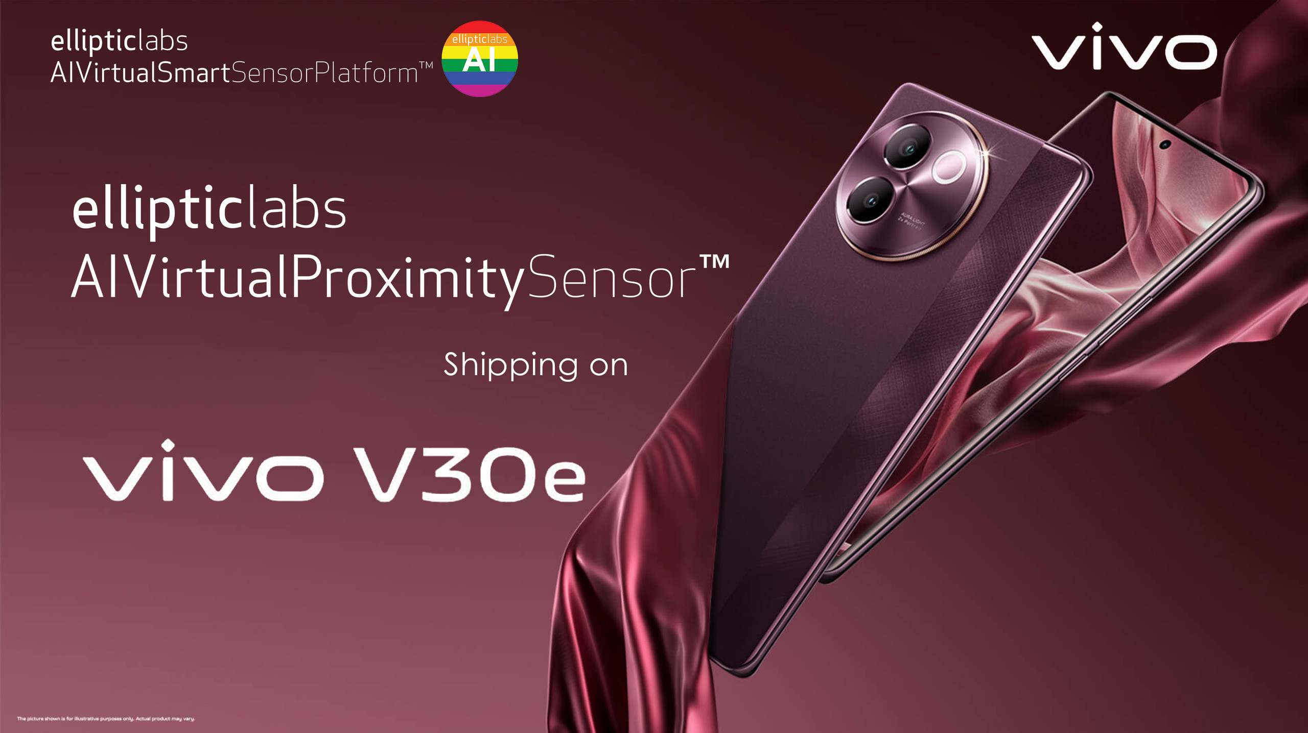 Elliptic Labs Shipping on vivo V30e Smartphone