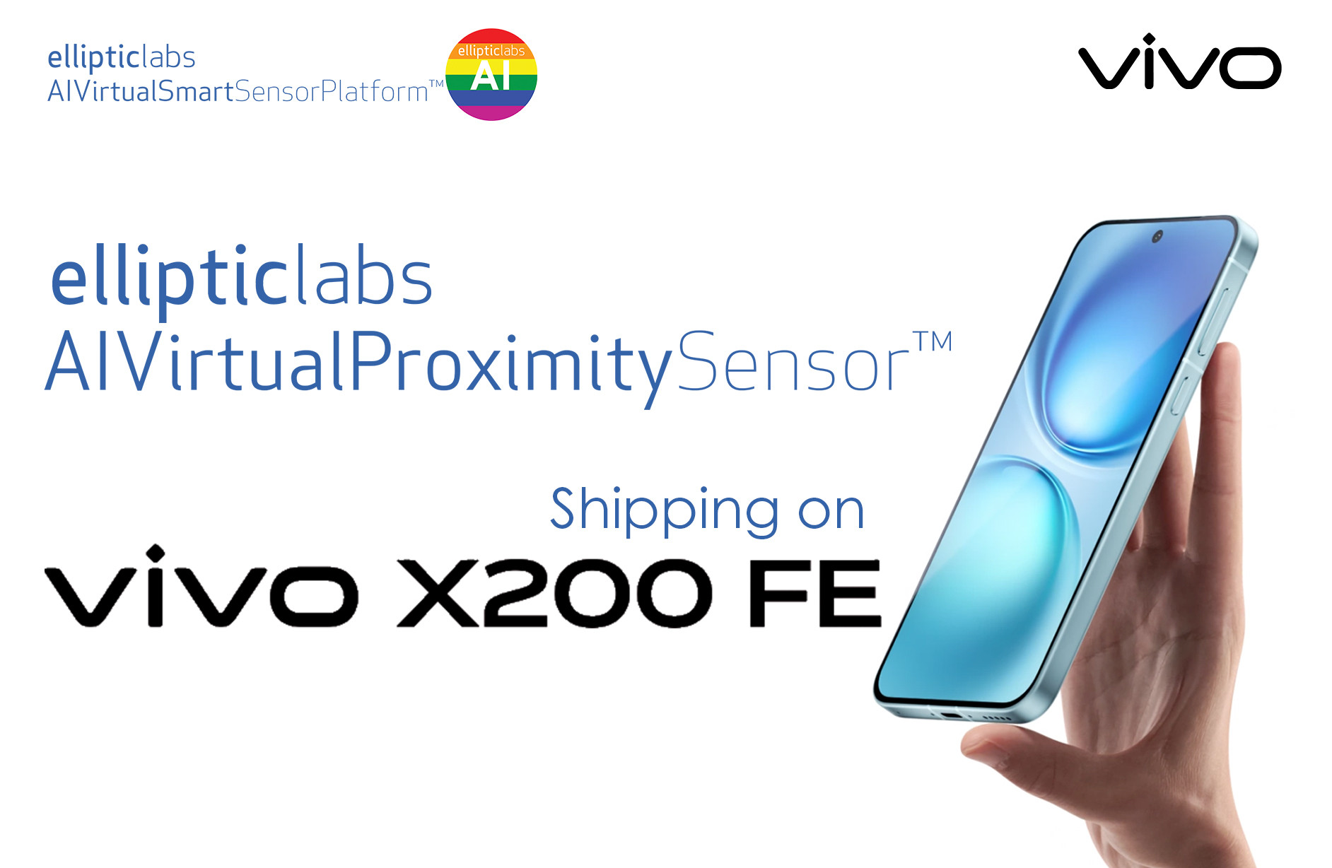Elliptic Labs Launches on vivo X200FE Smartphone